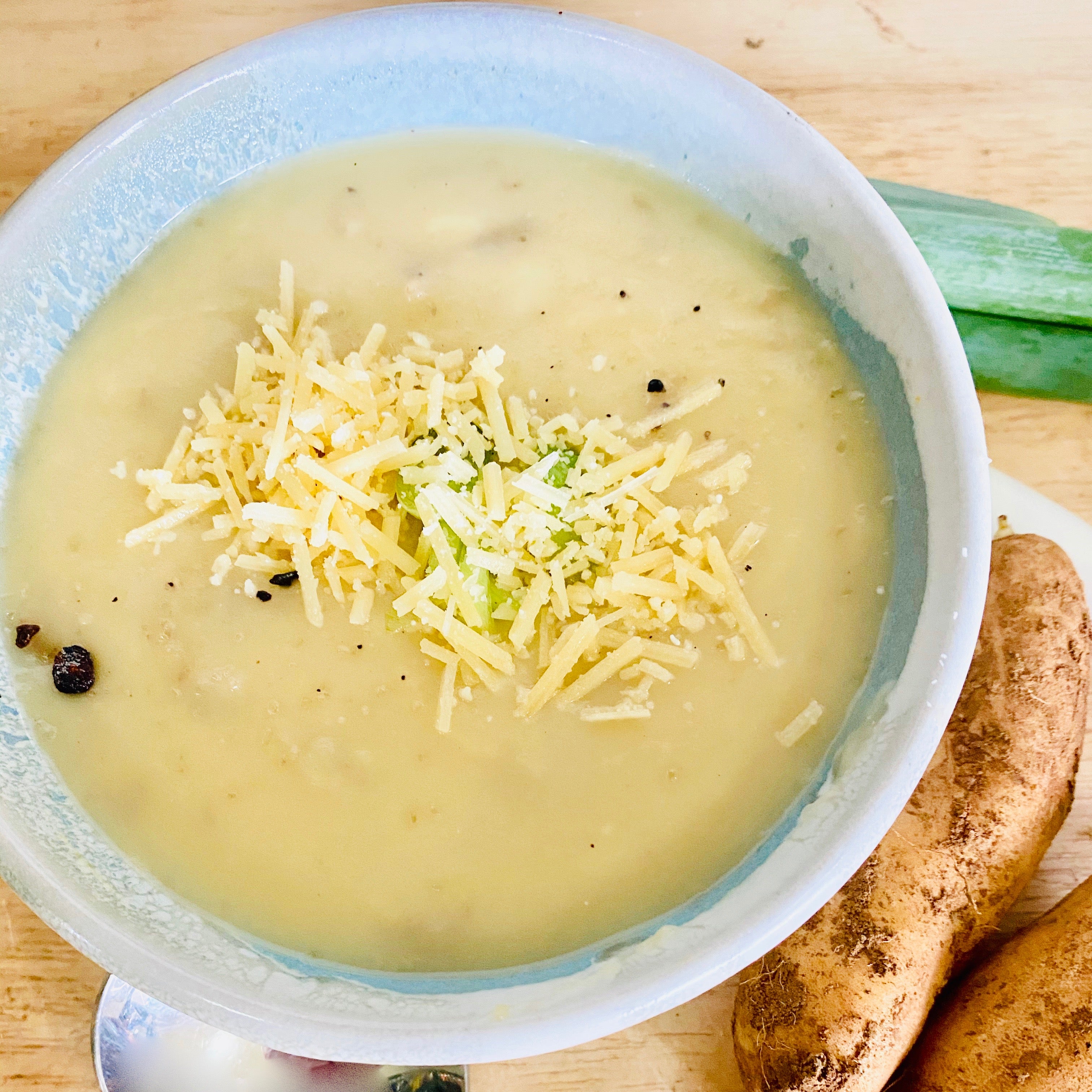 Easy Winter Potato & Leek Soup – Fat Wren Farm
