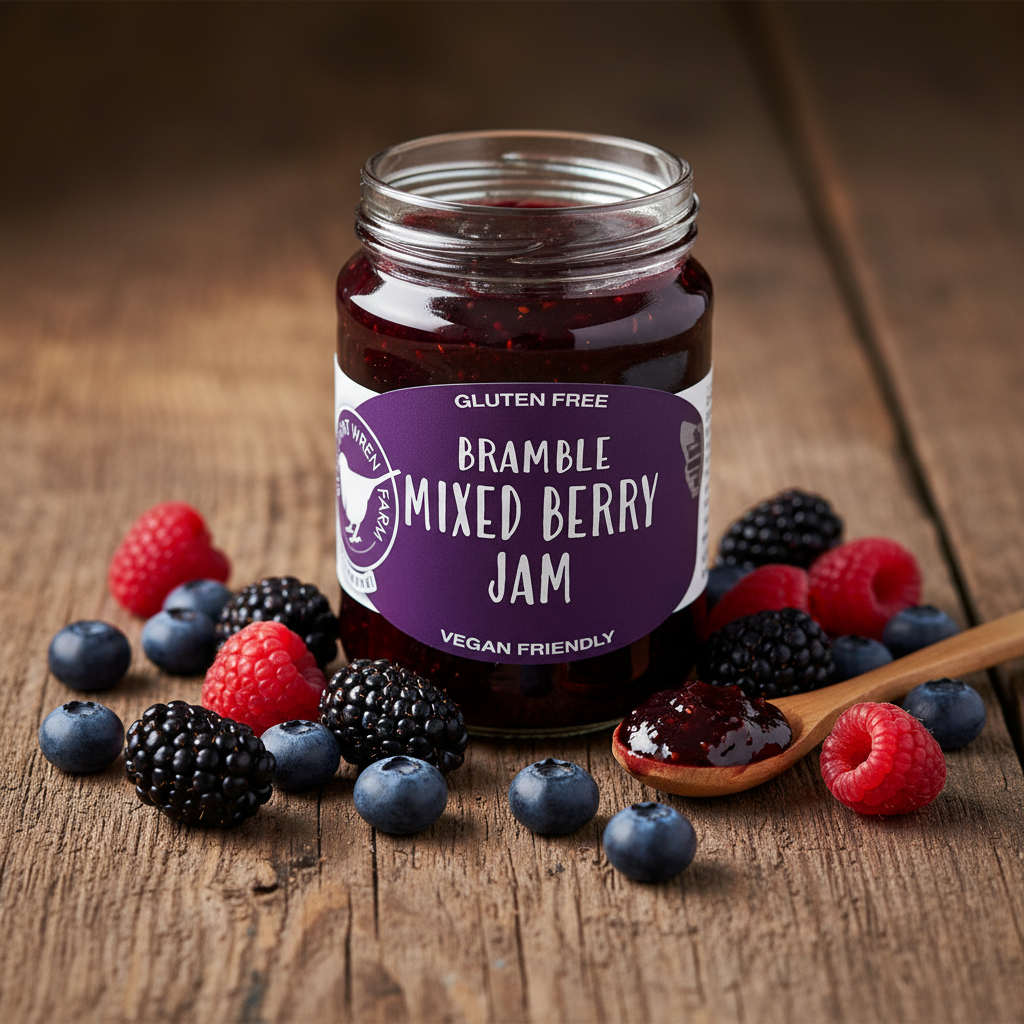 Bramble Mixed Berry Jam. Australian Jam. Mixed berry jam