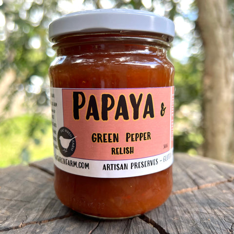 Papaya & Green Capsicum Relish