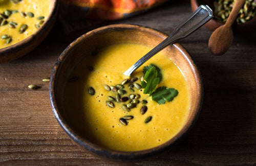 Spiced Good Lifes Good Red Curry Pumpkin Soup