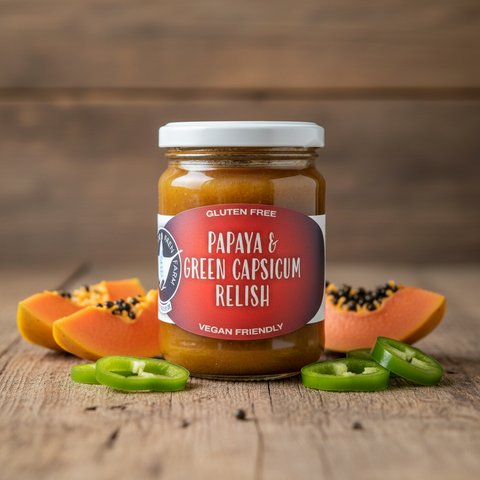 Papaya & Green Capsicum Relish