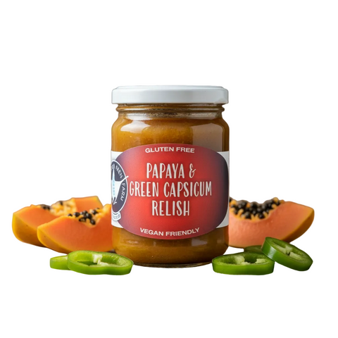 Papaya & Green Capsicum Relish