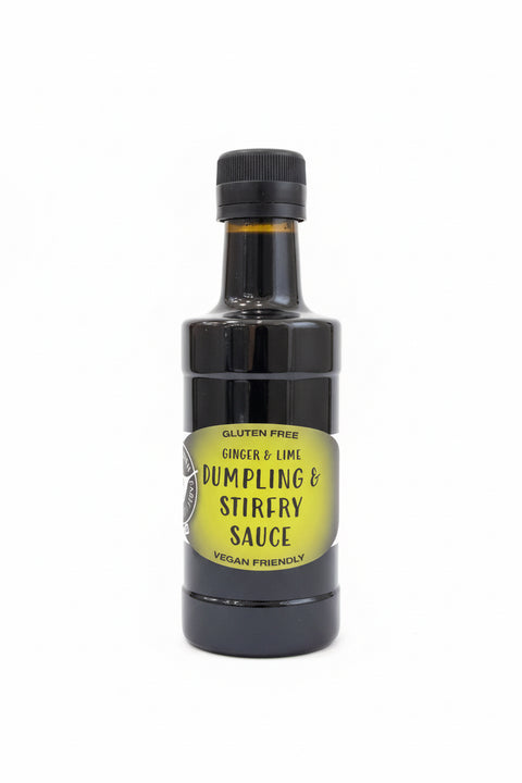 Ginger & Lime Caramelized Soy Dumpling & stir-fry sauce