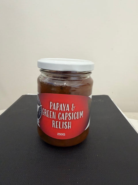 Papaya & Green Capsicum Relish