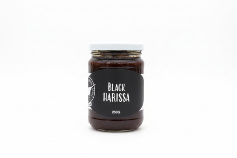 Unique Black Harissa condiment