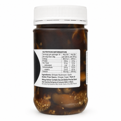 Garlic Shittake Soy Pickle